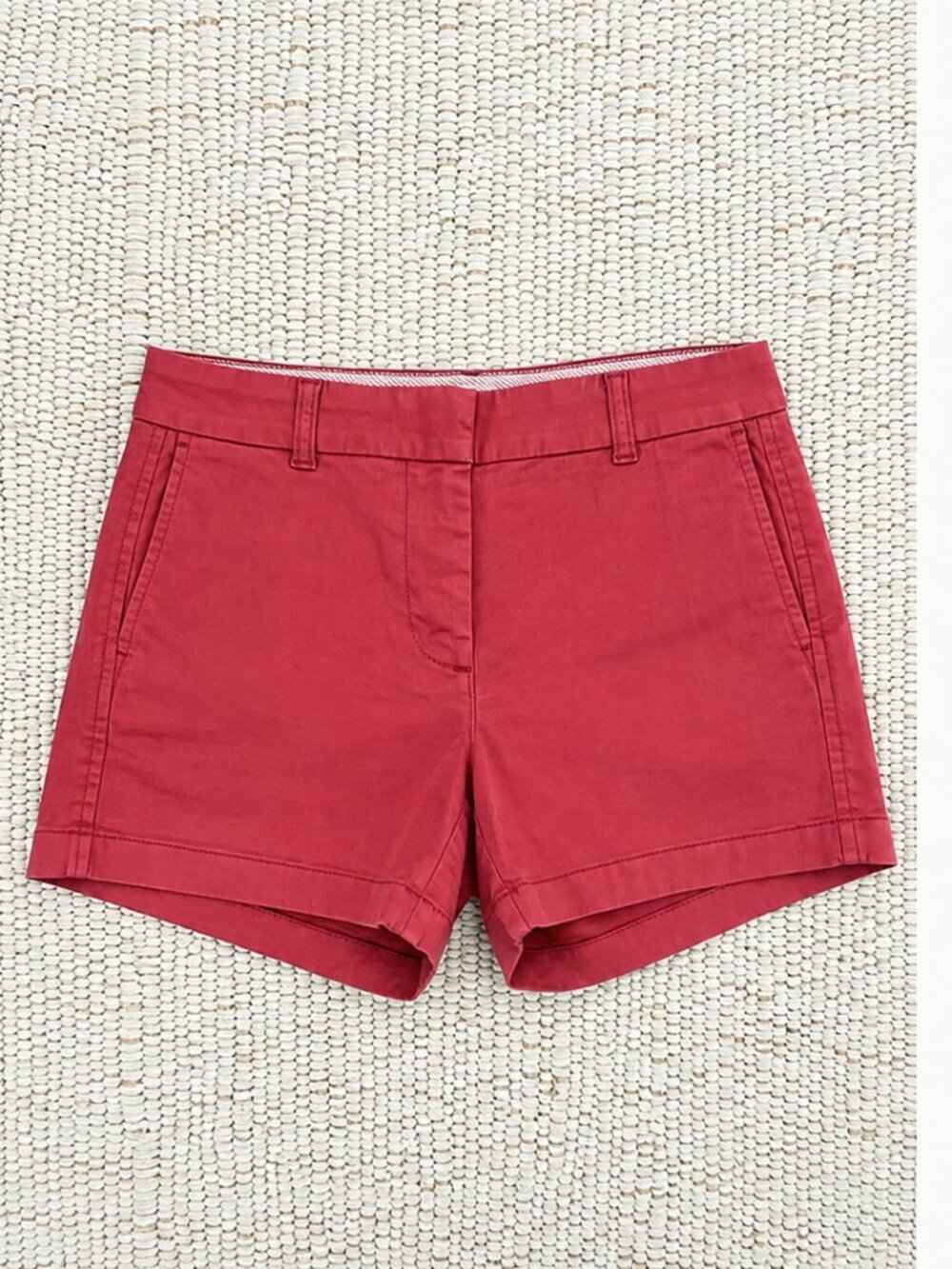 J.Crew Red/Coral Chino Shorts – Size 00